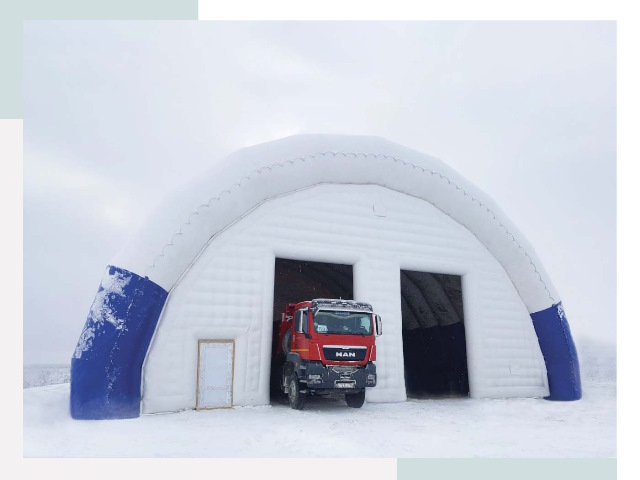 Мобильные ангары в Североуральске