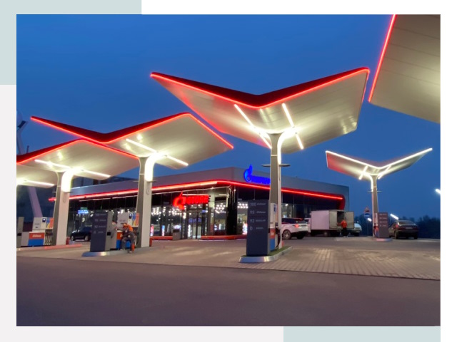 Навесы для АЗС в Североуральске