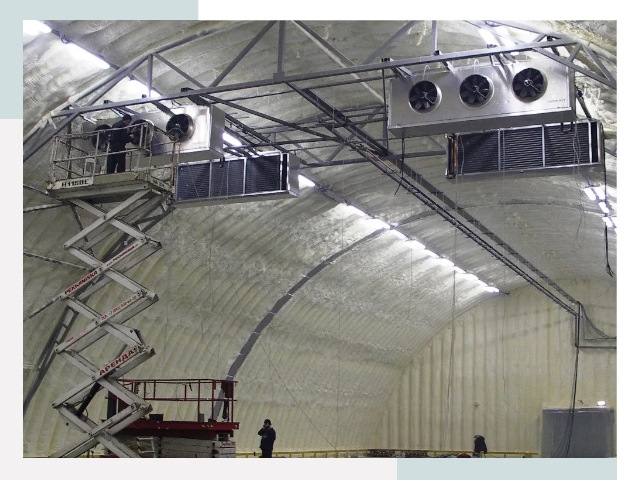 Оснащение ангаров в Североуральске